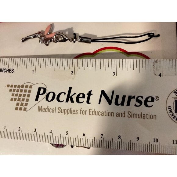 Cell Phone Dress Up Kit Charms Fairy Heart Rhinestone Stickers Holder 3x5 inch - Picture 10 of 15